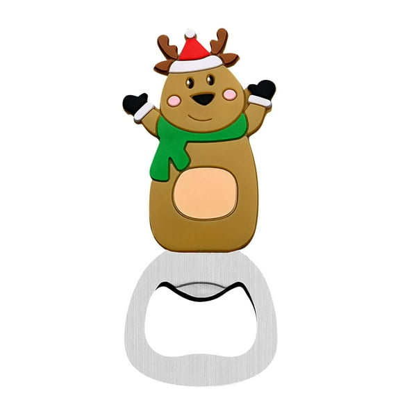 Moocorvic Beer Bottle Opener, Christmas Decorations Indoor Christmas Tree Pattern Stainless Steel Beer Perfect Festival Gifts for Men Women