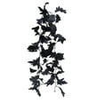 thumbnail image 1 of Moocorvic Black Artificial Maple Leaves Garland Halloween Decor Indoor, Fireplace, Party, 1 of 7