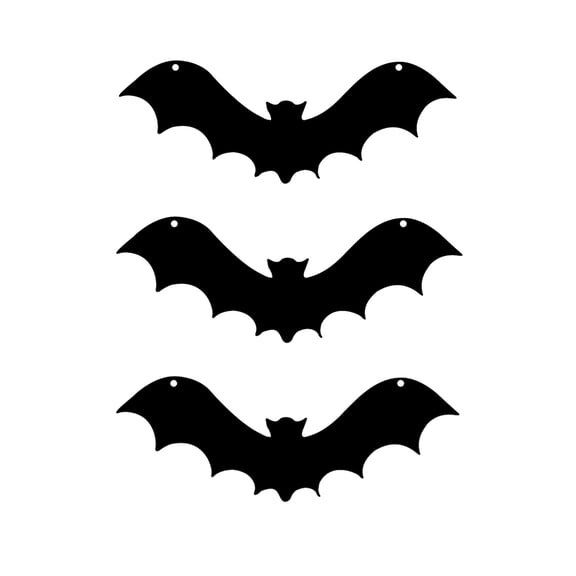 Moocorvic Black Scary Bats For Halloween Yard Decoration Party Supplies Decorative Scary