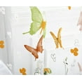 thumbnail image 1 of Moocorvic Butterfly Sheer Curtain Tulle Window Voile Drape Valance 1Panel Fabric, 1 of 4