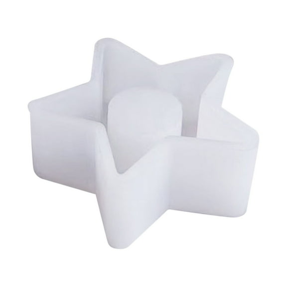 Moocorvic Candle Silicone Molds, 3D Candle Molds Heart Shape, Geometric Shape Circular Candle Holder Silicone Molds Gypsum Drip Molds for DIY, Candles, Home Decor