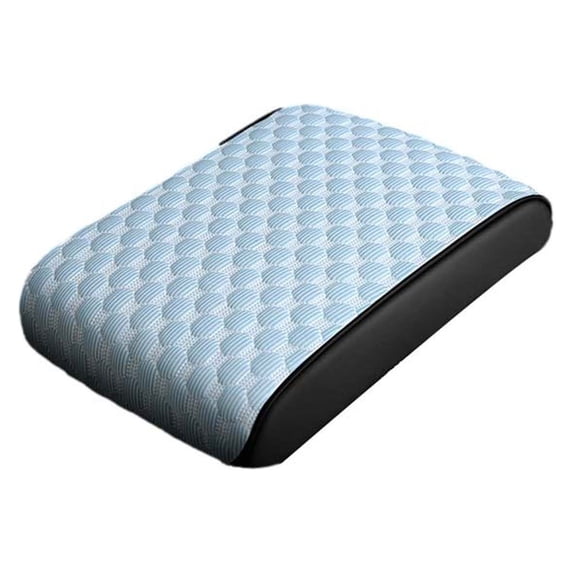 Moocorvic Car Center Console Pad, Waterproof Arm Rest Cover for Car, Armrest Cushion Protection Pad Car Accessories for Women 13x8.7inch(Blue)