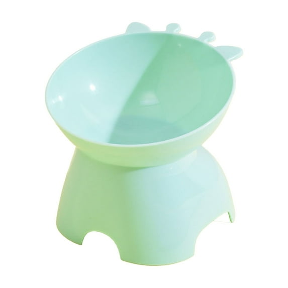 Moocorvic Cat Bowls for Indoor Cats Elevated, Pet Food Bowls for Small Dog,Green
