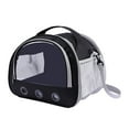 thumbnail image 1 of Moocorvic Cat Carrier Pet Collapsible Travel Cage for Parrots & Hamsters with Shoulder Strap, 1 of 5