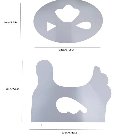 Moocorvic Chicken Bowl Cozy Pattern Template,Easter Chicken Basket Template,Cookie Basket Bowl Quilting Template,Creative Quilting Rulers Set for Eggs