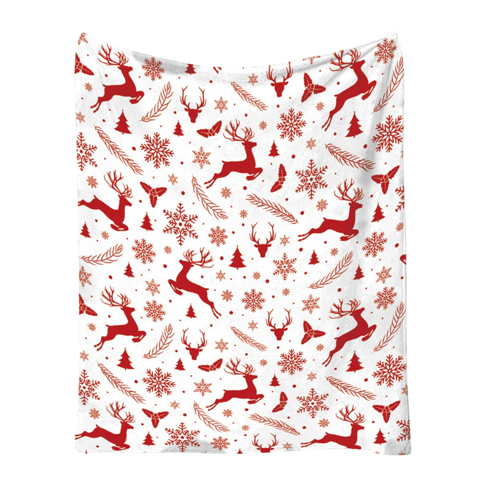 Moocorvic Christmas Blankets For Couch, Flannel Fleece Print Blankets ...