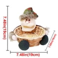 thumbnail image 1 of Moocorvic Christmas Candy Storage Basket Decoration Santa Claus Storage Basket Gift Large, 1 of 2