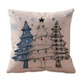 thumbnail image 1 of Moocorvic Christmas Check Plaid Throw Pillow Covers, for Sofa Couch Bedroom Farmhouse Decorative 18X18, 1 of 7