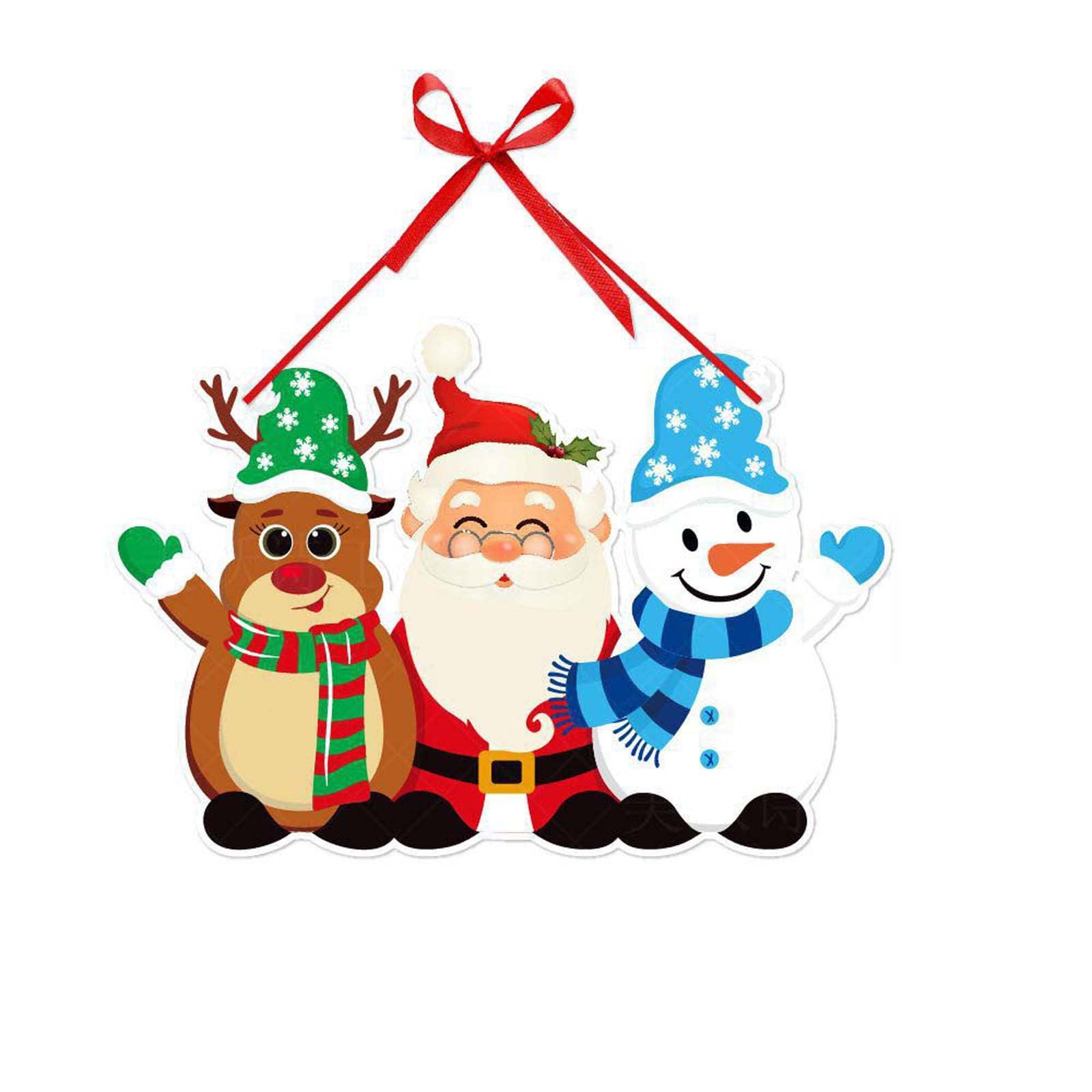 Moocorvic Christmas Door Hanger Decorations Christmas Ornaments Indoor moocorvic-christmas-door-hanger-decorations-christmas-ornaments-indoor