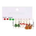 thumbnail image 1 of Moocorvic Christmas Earrings for Women, Christmas Tree Snowflake Snowman Earrings Santa Claus Gifts For Women a Set, 1 of 5