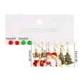 thumbnail image 1 of Moocorvic Christmas Earrings for Women, Christmas Tree Snowflake Snowman Earrings Santa Claus Gifts For Women a Set, 1 of 5