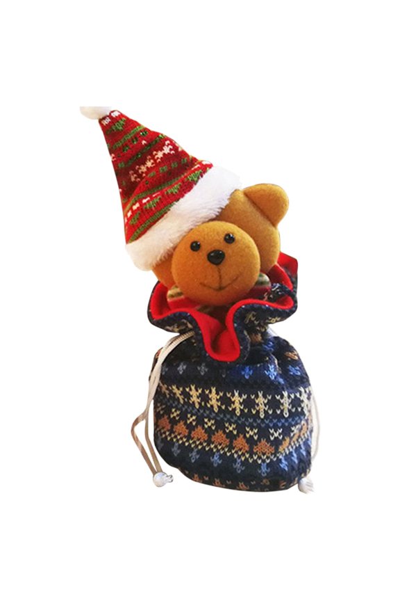 Christmas Gift Bag Christmas Eve Gift Bag Apple Bag Creative Handbag Santa Snowman Candy Bag