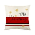 thumbnail image 1 of Moocorvic Christmas Pillow Covers 18x18 Outdoor Christmas Decorations Cushion Covers for Home Winter Holiday Sofa Farmhouse Decor, 1 of 7