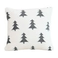 thumbnail image 1 of Moocorvic Christmas Pillow Covers 18x18, Soft Faux Fur Winter Holiday Decorative Cushion Case Christmas Gifts,Gray, 1 of 7
