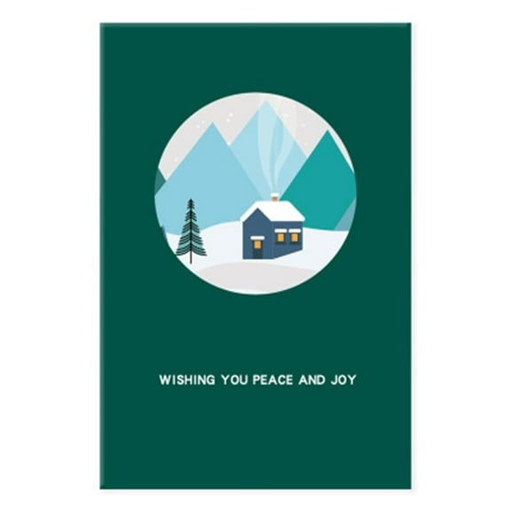 Moocorvic Christmas Thank You Card DIY Creative Blessing Gift Message Card Universal Card