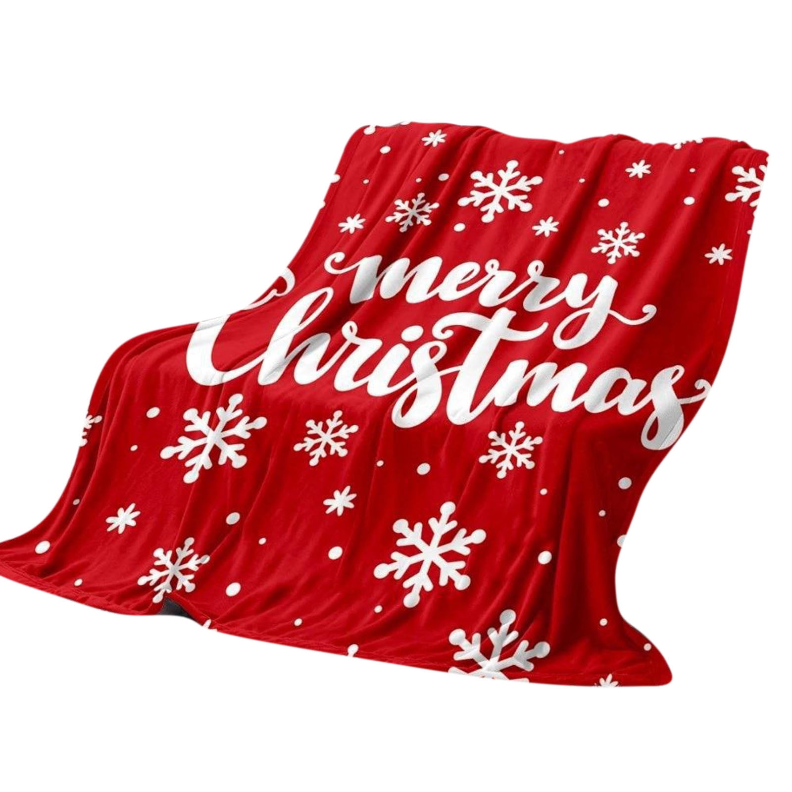 Moocorvic Christmas Throws Blanket, Super Soft Christmas Snowflakes