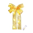 thumbnail image 1 of Moocorvic Christmas Tree Bow, Christmas Wreath Bow, Christmas Led Wreath Bow, Warm LED Lights Christmas Tree Topper For Indoor Outdoor Xmas Decoration, 1 of 6