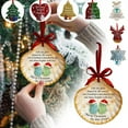 thumbnail image 1 of Moocorvic Christmas Tree Decorations, Sea Glass Friendship Keepsake Ornament Christmas Gift for Women/Men, 80mm, 1 of 9