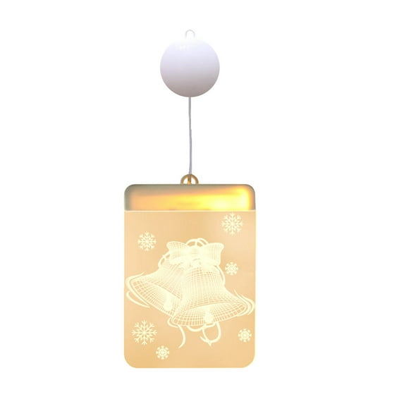 Moocorvic Christmas Window Lights LED Hanging Curtain Light Garland Xmas Tree Decoration