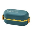 thumbnail image 1 of Moocorvic Bento Lunch Box for Insulated Food Storage with Compartment, Leakpoof Lunch Containers for Adults ,Blue, 1 of 8
