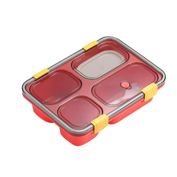 Moocorvic Bento Lunch Box for Insulated Food Storage with Compartment, Leakpoof Lunch Containers for Adults ,Red