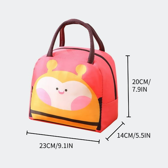 Moocorvic Lunch Bag, Cute Lunch Bag Box for Reusable Insulated Lunch Bog, Student Office Worker Lunch
