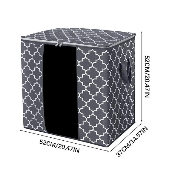 Moocorvic Closet Organizers and Storage Bins , Folding Large Capacity Under Bed Storage Storage Box College Dorm Essentials for Guys for Blanket Clothing