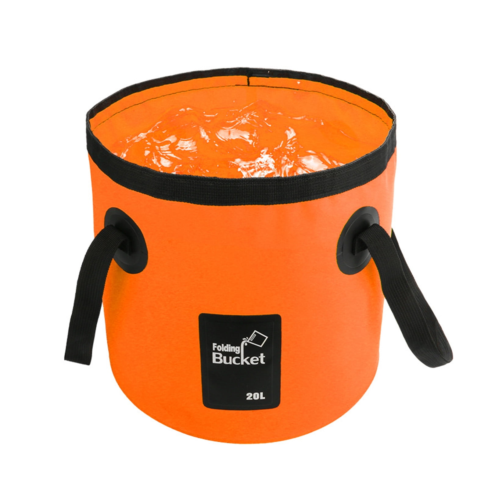 Moocorvic Collapsible Fishing Bucket, Space Saving Collapsible Water Storage Container Folding