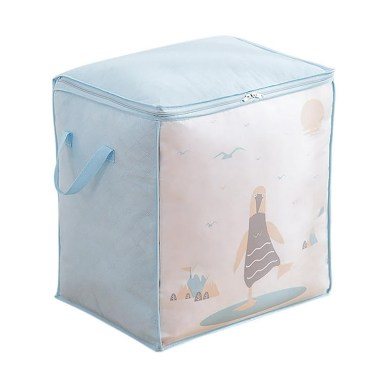 Moocorvic Comforter Storage Bag Large Storage Bags for Comforters and Blankets Foldable Bedding Storage Pillow Storage Dorm Room Essentials for