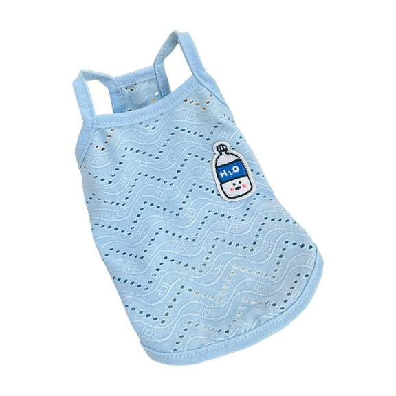 Moocorvic Cooling Mesh Dog Vest Shirt, Soft Breathable Summer Sleeveless Cloths for Cat,Puppy, Teddy