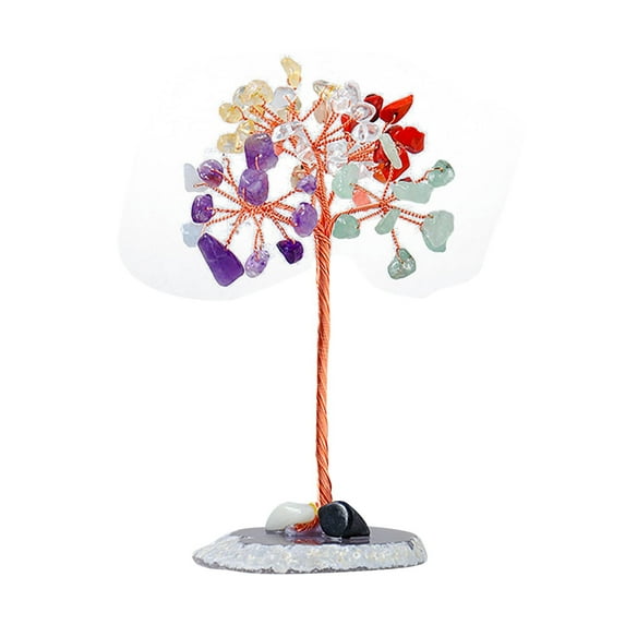 Moocorvic Crystal Tree,Crystal Tree For Positive Energy,Gemstones And Crystals,Feng Shui Tree,Crystal Gifts,Meditation Decor, Garden Decor Outdoor Decor Yard Decorations Outdoor
