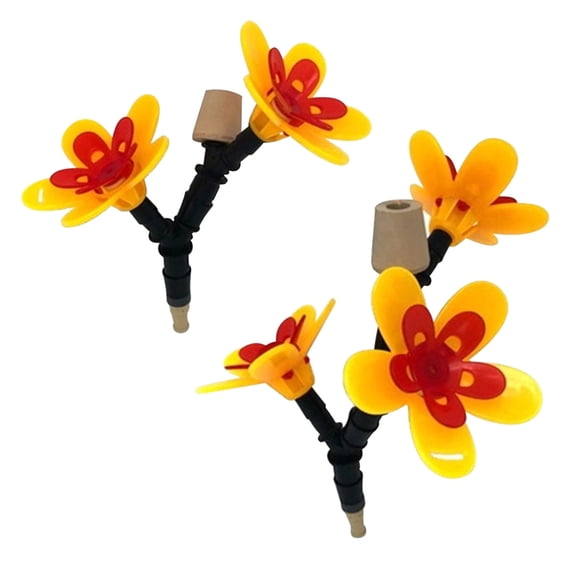 Moocorvic DIY Hummingbird Feeder Kits,Turn Your Own Recycled Bottles Into The Best Hummingbird Feeder,Own Fun Bottle Into A Hummingbird Feeder Flower Hangers for Outside Porch