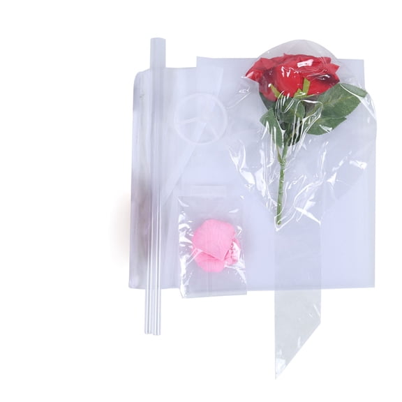 Moocorvic DIY best gifts for Valentine's Day LED Luminous Rose Bouquet