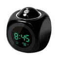 thumbnail image 1 of Moocorvic Digital LCD Voice Talking Multifunction LED Projection Alarm Clock Temperature, 1 of 4