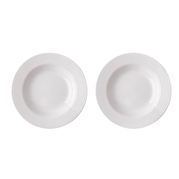 Moocorvic Dinner Plates Sets Service for 2 , 8.74'' White Plates Household Small Dessert Plates Western Food Plates Scratch Resistant Microwave Safe for Restaurant