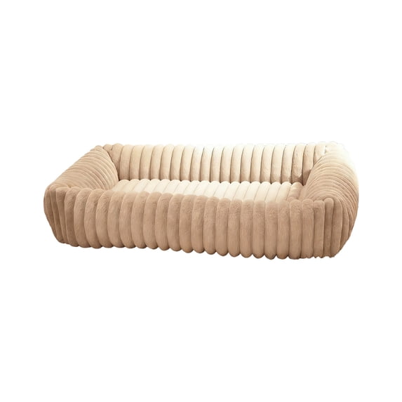 Moocorvic Dog Bed for Medium Dogs, Washable Winter Thickened Pet Couch Sofa,25.2x20.87x6.7 Inch