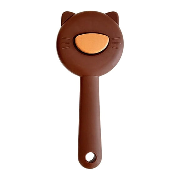 Moocorvic Dog Brush for Shedding, Self-Cleaning Slicker Brush for Dogs, Cats Lightweight Grooming Brushes Removes Loose Fur,Brown