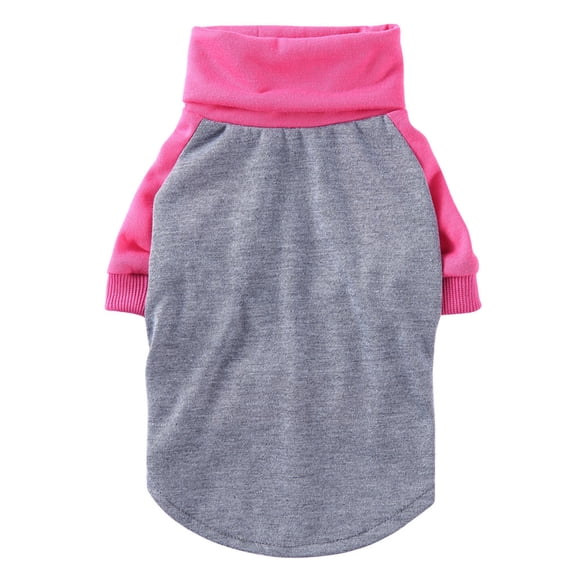 Moocorvic Dog Clothes for Small Medium Dogs Pullover High Collar Puppy Pajamas Cat Clothes for Outdoor Play(Hot Pink,XL)