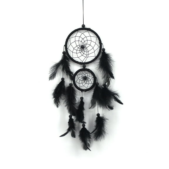 Moocorvic Dream Catcher,Feather Handmade Lace Bead Wall Art Hanging Ornament Gift Bedroom Living Room Decoration