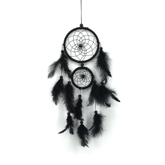 Moocorvic Dream Catcher,Feather Handmade Lace Bead Wall Art Hanging Ornament Gift Bedroom Living Room Decoration