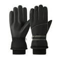thumbnail image 1 of Moocorvic Driving Gloves Women Outdoor Cycling Winter Gloves for Cold Weather, Velvet Thick Windproof Warm Gloves(Black), 1 of 7
