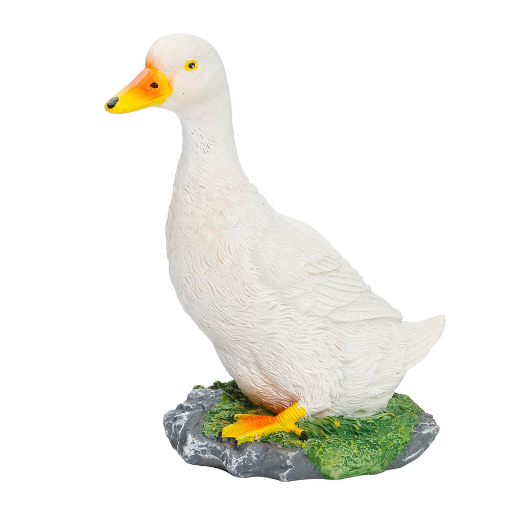Moocorvic Duck Garden Statue Outdoor Duck Decor Yard Art Sculpture for