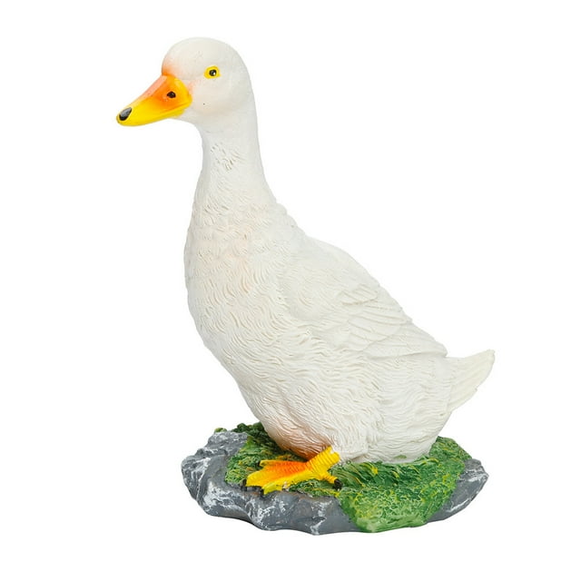 Moocorvic Duck Garden Statue Outdoor Duck Decor Yard Art Sculpture for