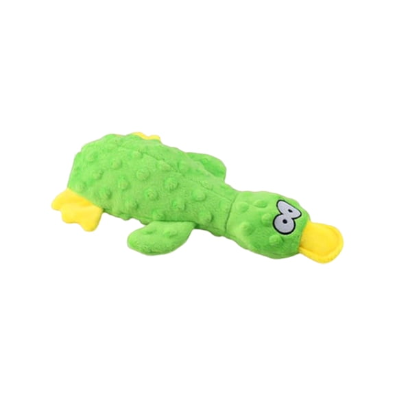Moocorvic Durable Mellow Dog Calming Duck Dog Toys, Dog Toys, Calming Ducks Toys for Dogs, Stuffed Duck Dog Chew Toys for Dogs Indoor Puppy (Green)