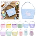 thumbnail image 1 of Moocorvic Easter Basket for Candy Storage, Decorative Festive Basket, Gift Bag for Easter Parties,Blue, 1 of 7