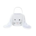 thumbnail image 1 of Moocorvic Easter Bunny Basket Plush Easter Egg Hunting Buckets with Long Ear Tote Gift Bags for Boys Girls 13Inches,Large，White, 1 of 7