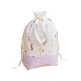 thumbnail image 1 of Moocorvic Easter Decoration, Drawstring Gift Bag for Candy Storage, Festive Ornament & Party Use,Purple, 1 of 9
