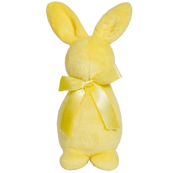 Moocorvic Easter Decorations Bunny Figurines Plush Doll Easter Baskets Filled Party Favors Gifts 7.1Inches 1PC