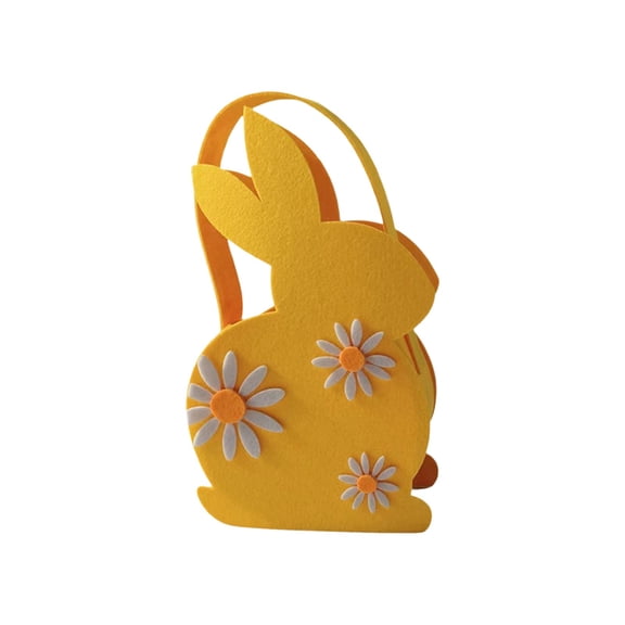 Moocorvic Easter Eggs Baskets for Kids Candy Egg Gift Bucket with Cute Bunny for Toy Organizer Storage Easter Hunts Party Celebration