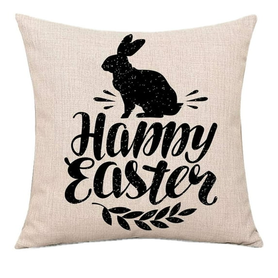 Moocorvic Easter Pillow Easter Decor Easter Pillow Covers Rabbit,Easter Bunny Egg Decorative Throw Pillow Sofa Cushion Cover Home Decor Pillow for Outdoor,Easter Gifts Easter Toys,